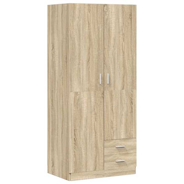 Garderoob Sonoma tamm 80 × 52 × 180 cm tehispuit