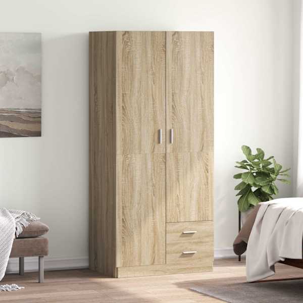Garderoob Sonoma tamm 80 × 52 × 180 cm tehispuit
