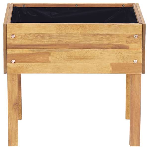 Taimekast 50 × 40 × 45 cm, õliviimistlusega akaatsiapuit – naturaalne puit
