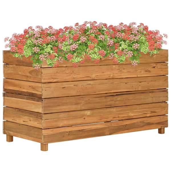 Peenrakast 100 × 40 × 55 cm, ümbertöödeldud tiikpuu, teras