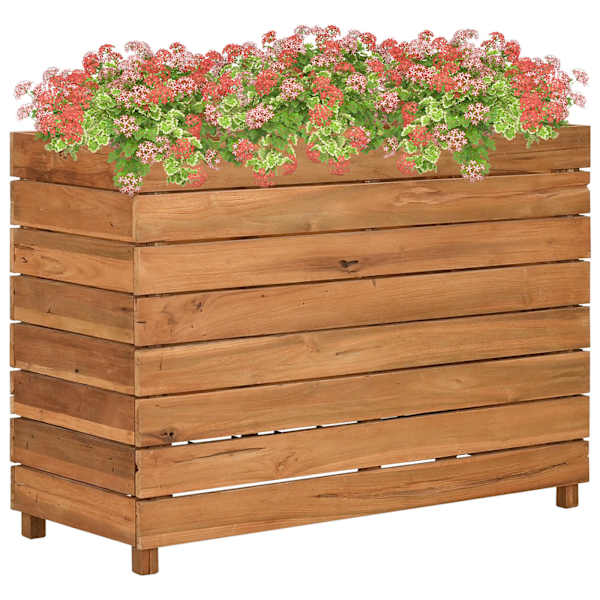 Peenrakast 100 × 40 × 72 cm, ümbertöödeldud tiikpuu, teras