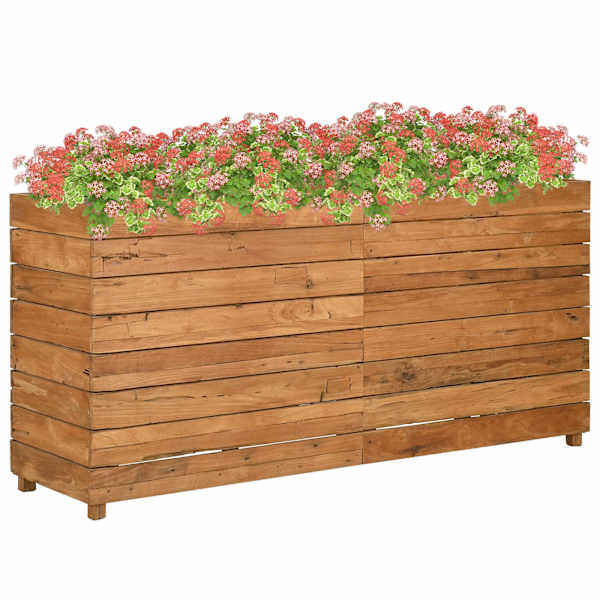 Peenrakast 150 × 40 × 72 cm, ümbertöödeldud tiikpuu, teras