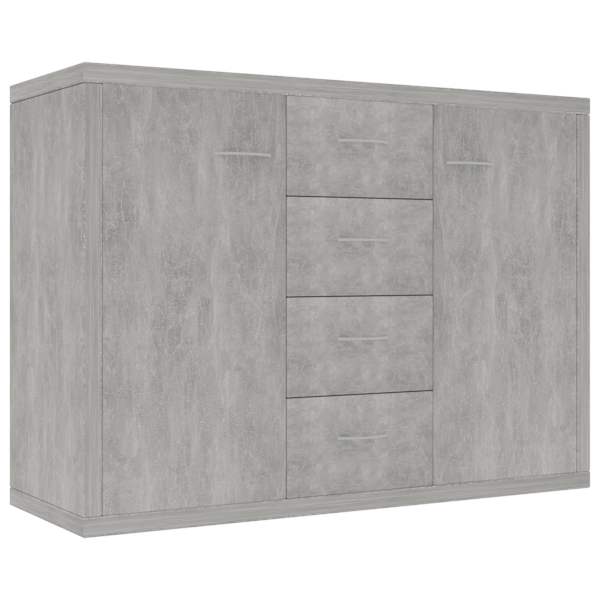 Puhvetkapp, betoonhall, 88 × 30 × 65 cm, tehispuit