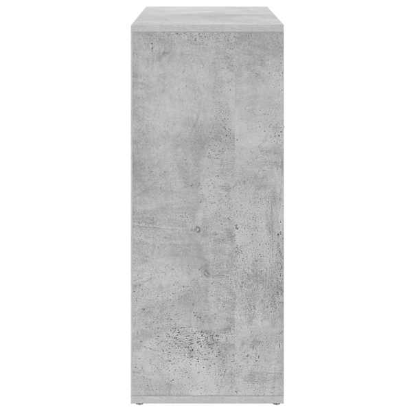 Puhvetkapp, betoonhall, 60 × 30 × 75, cm tehispuit