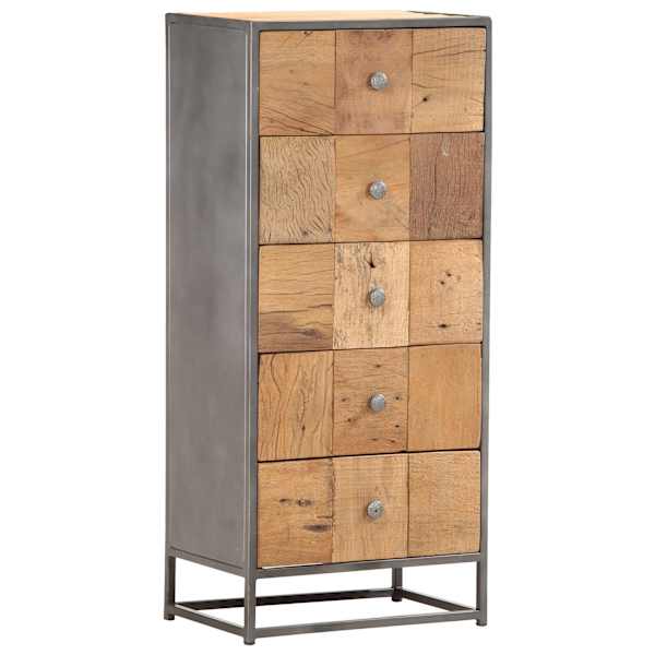 Kummut, 45 × 30 × 100 cm, toekas taaskasutatud puit