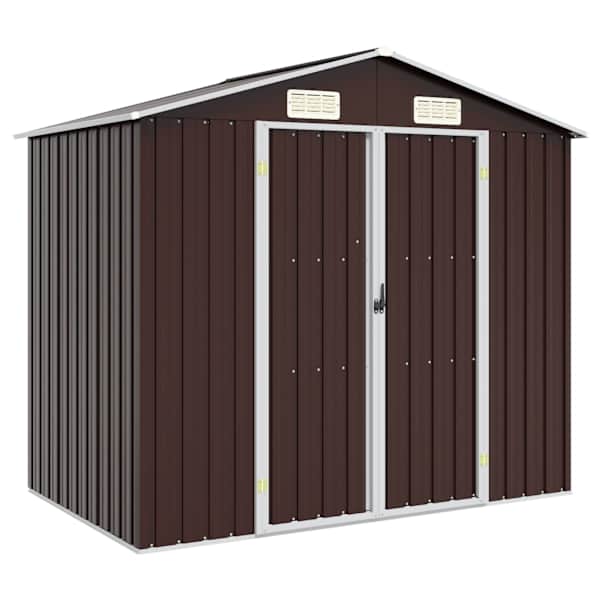 Metallist aiakuur 205 × 129 × 183 cm – pruun