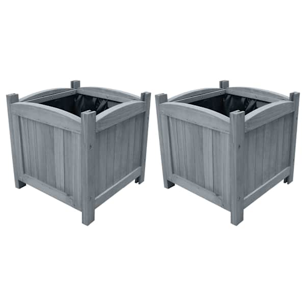 Peenrakast 30 × 30 × 30 cm, nulupuit – hall – 2 tk