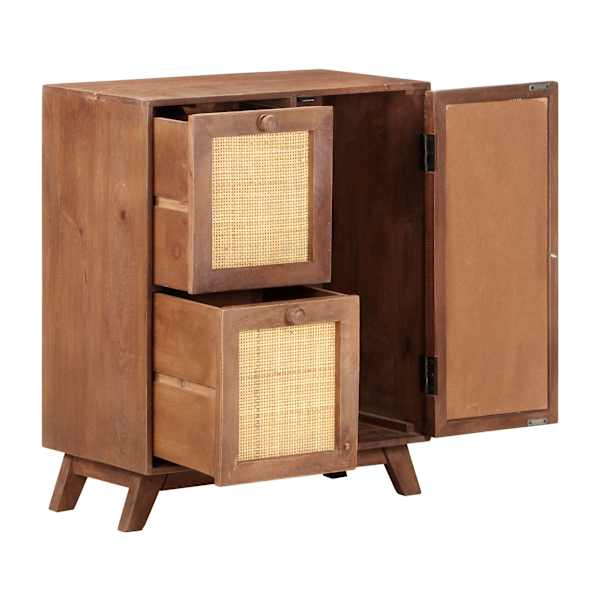 Puhvetkapp, 60 × 35 × 75 cm, toekas mangopuit