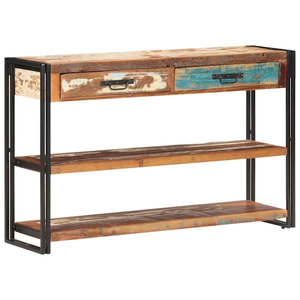 Puhvetkapp, 120 × 30 × 75 cm, toekas taaskasutatud puit