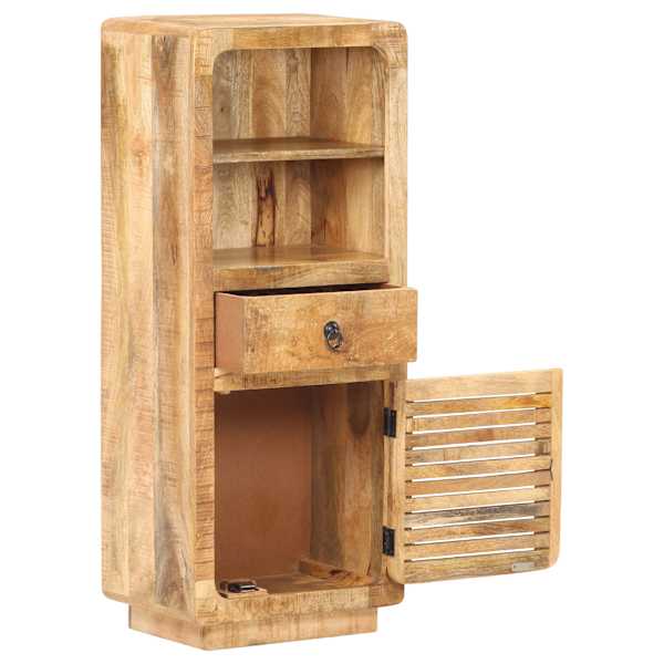 Puhvetkapp, 45 × 32 × 110 cm, töötlemata mangopuit