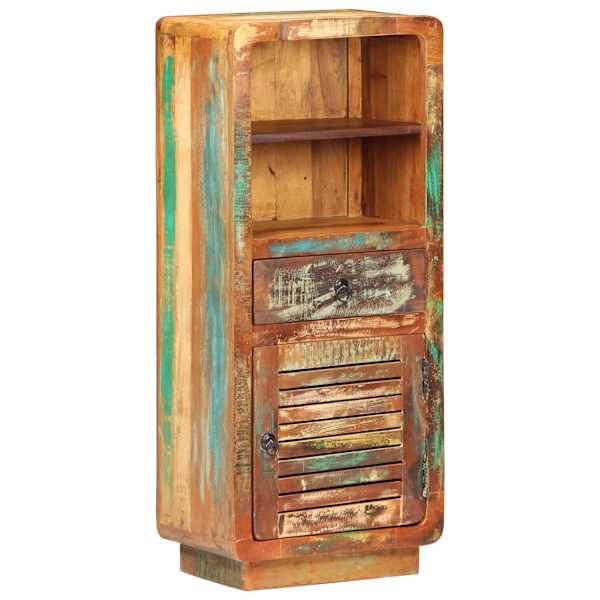 Puhvetkapp, 45 × 32 × 110 cm, taastatud puit