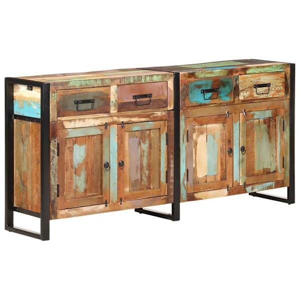 Puhvetkapp, 172 × 35 × 80 cm, taastatud puit