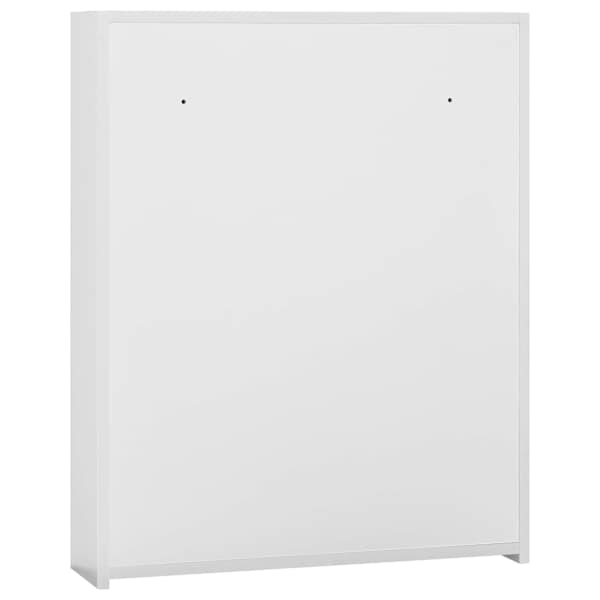 Vannitoa peegelkapp, valge, 60 × 15 × 75 cm, MDF