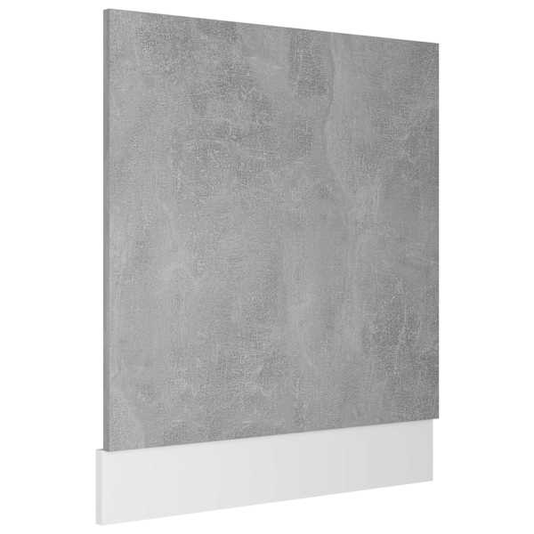 Nõudepesumasina esipaneel "Lyon", betoonhall, 59,5 × 3 × 67 cm, töödeldud puit
