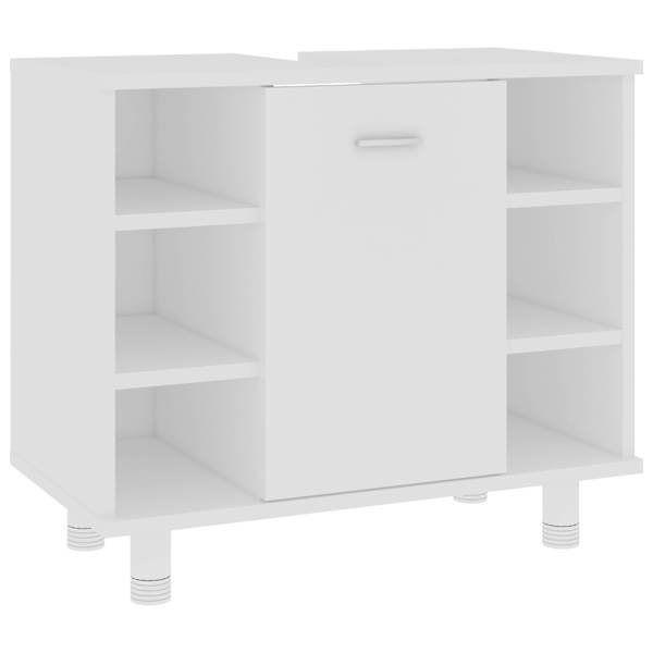 Vannitoakapp valge 60 × 32 × 53,5 cm tehispuit