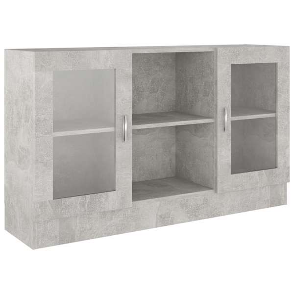 Vitriinkapp betoonhall 120 × 30,5 × 70 cm tehispuit