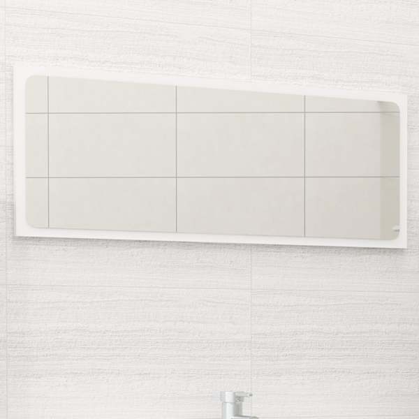 Vannitoa peeglikapp, valge, 90 × 1,5 × 37 cm, puitlaastplaat