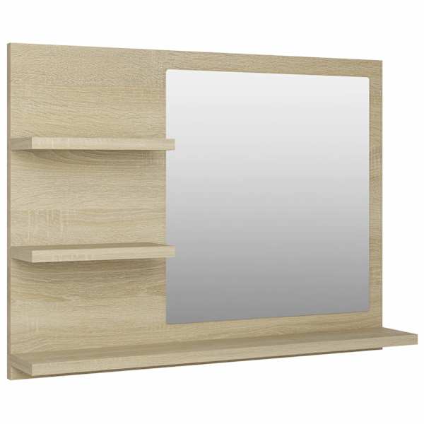 Vannitoapeegel, Sonoma tamm 60 × 10,5 × 45 cm, tehispuit