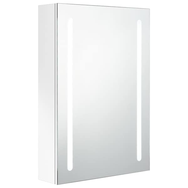 LED vannitoa peegelkapp, säravvalge, 50 × 13 × 70 cm