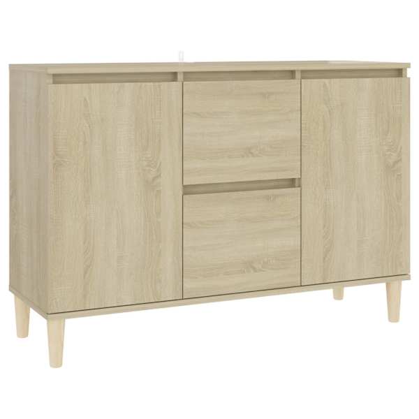 Puhvetkapp, Sonoma tamm, 101 × 35 × 70 cm, tehispuit