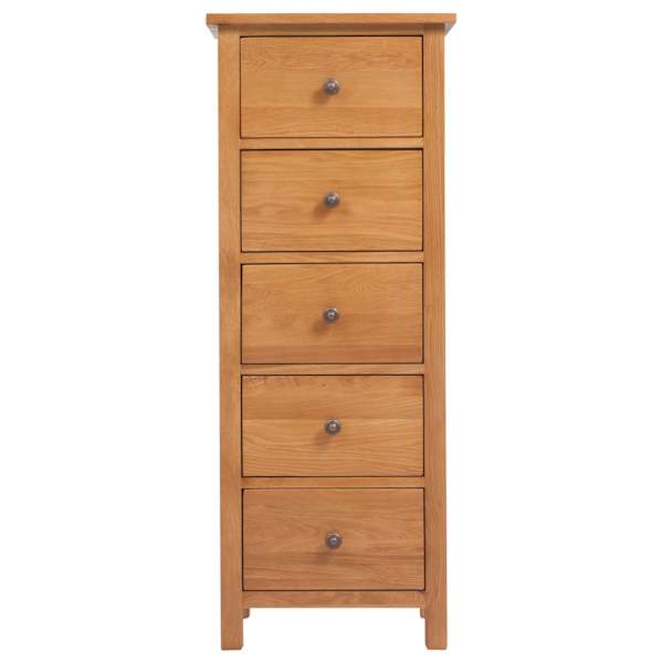 Kõrge sahtlitega kummut, 45 × 32 × 110 cm, tammepuit