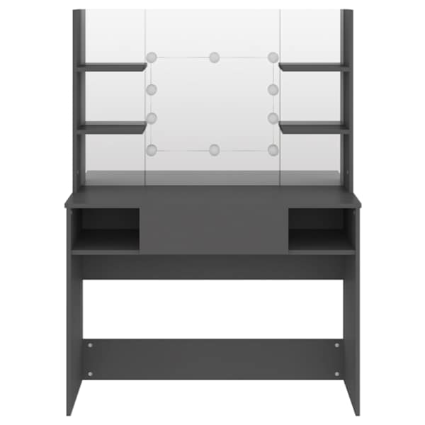 Meigilaud LED-tuledega, 100 × 40 × 135 cm, MDF-plaat, hall