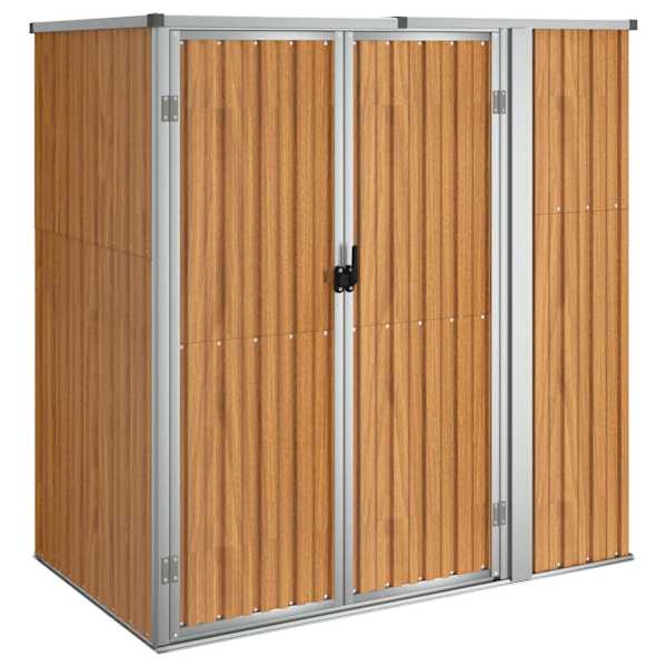 Metallist aiakuur 161 × 89 × 159 / 161 cm – pruun