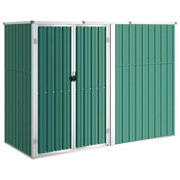 Metallist aiakuur 225 × 89 × 159 / 161 cm – roheline