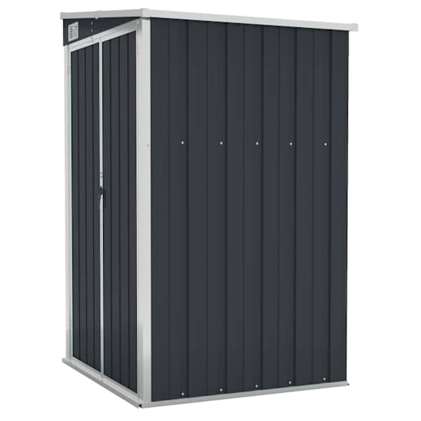 Metallist aiakuur seina äärde 118 × 100 × 160/178 cm – antratsiithall