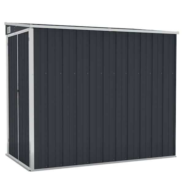 Metallist aiakuur seina äärde 118 × 194 × 160/178 cm – antratsiithall