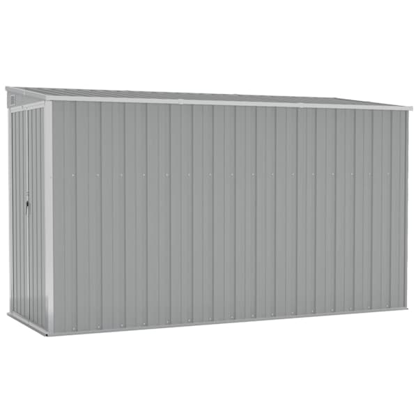 Metallist aiakuur seina äärde 118 × 288 × 160/178 cm – hall