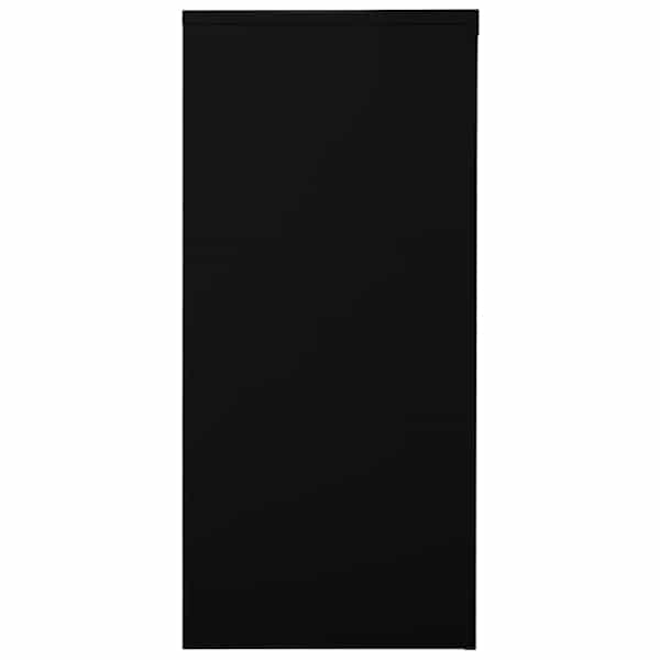 Liugustega kapp, must, 90 × 40 × 90 cm, teras