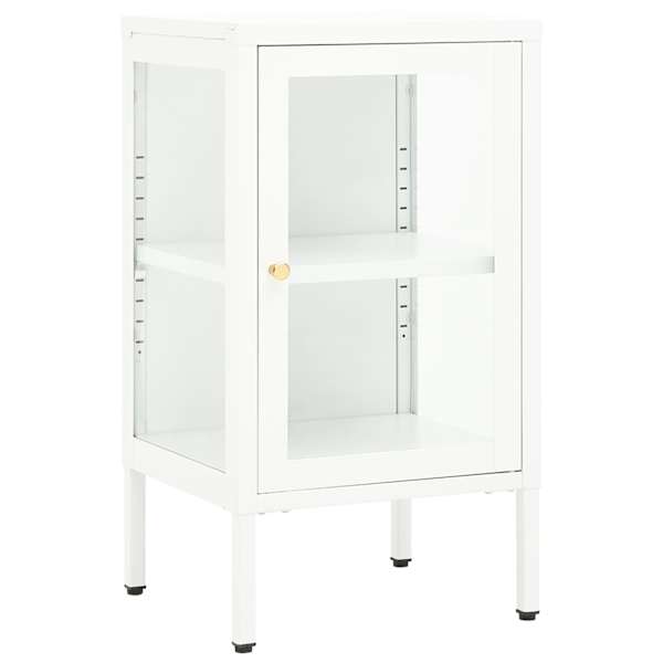 Puhvetkapp, 38 × 35 × 70 cm, metall ja klaas