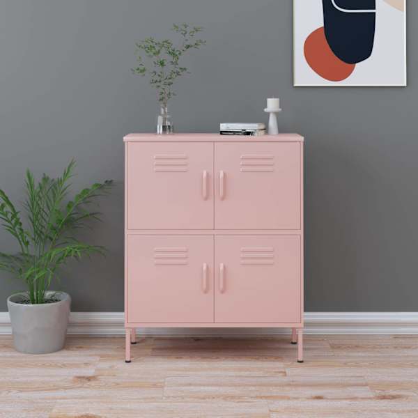 Hoiukapp, roosa, 80 × 35 × 101,5 cm, teras