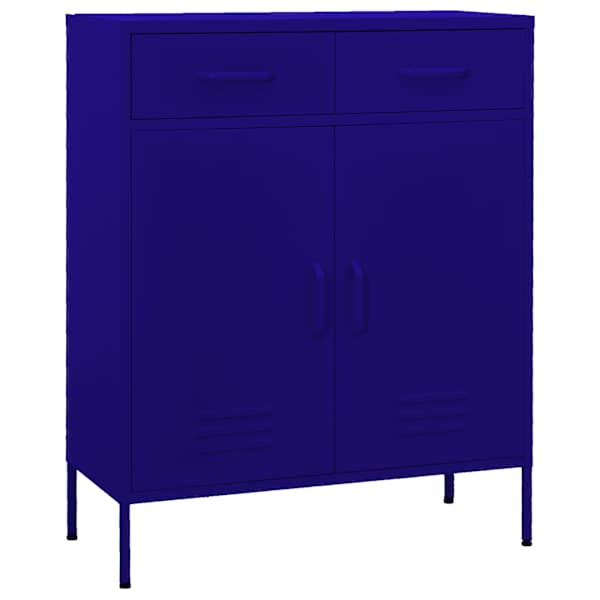 Hoiukapp, tumesinine, 80 × 35 × 101,5 cm, teras