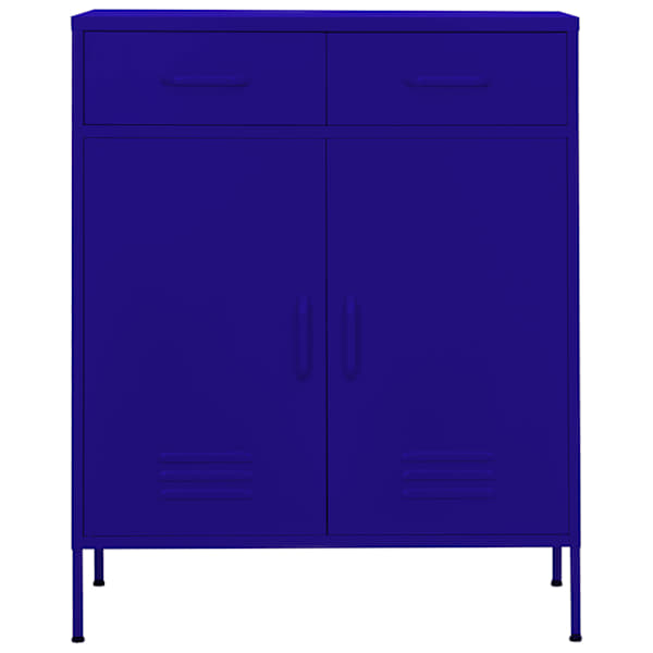 Hoiukapp, tumesinine, 80 × 35 × 101,5 cm, teras