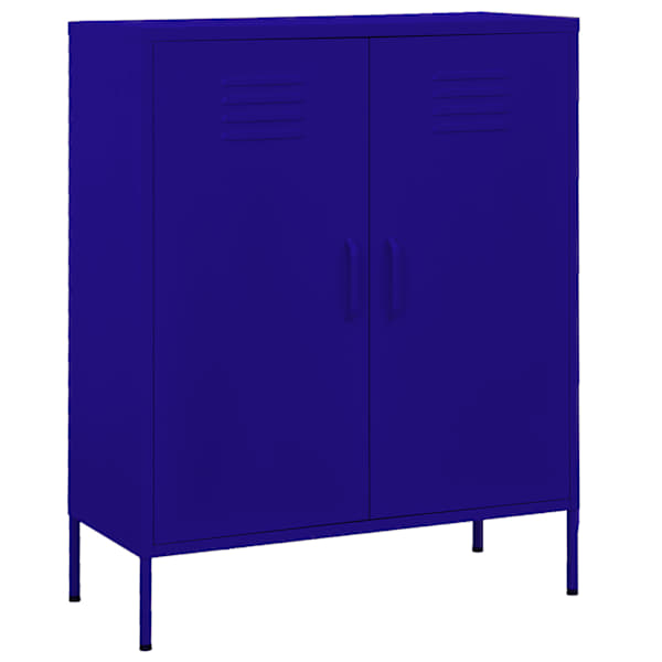 Hoiukapp, tumesinine, 80 × 35 × 101,5 cm, teras
