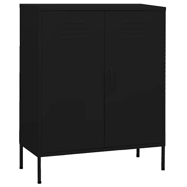 Hoiukapp, must, 80 × 35 × 101,5 cm, teras