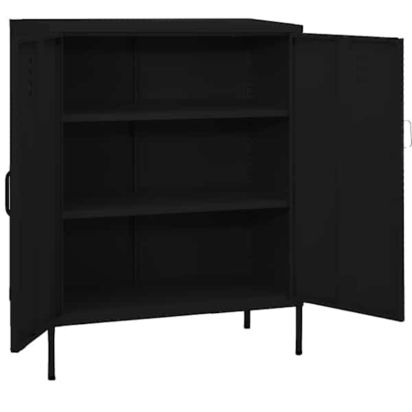 Hoiukapp, must, 80 × 35 × 101,5 cm, teras