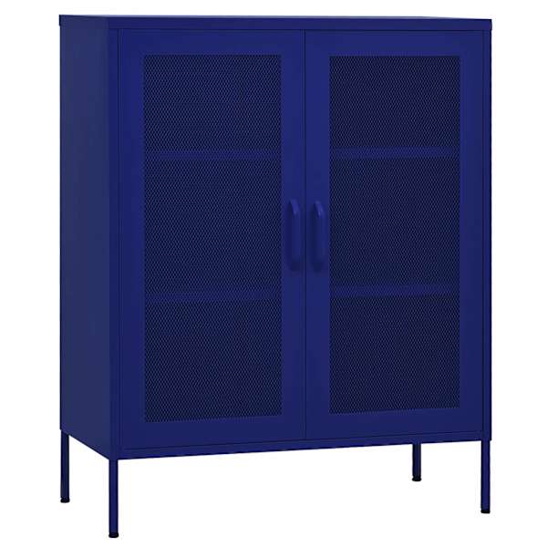 Hoiukapp, tumesinine, 80 × 35 × 101,5 cm, teras