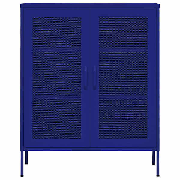 Hoiukapp, tumesinine, 80 × 35 × 101,5 cm, teras