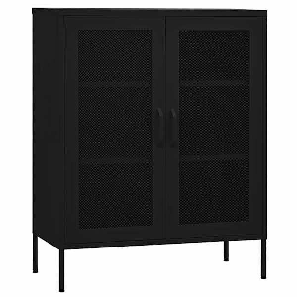 Hoiukapp, must, 80 × 35 × 101,5 cm, teras