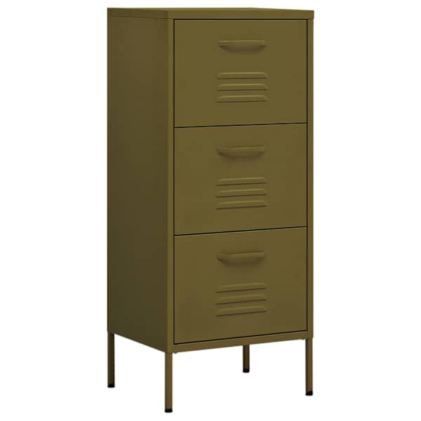 Hoiukapp, oliivroheline, 42,5 × 35 × 101,5 cm, teras