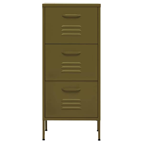 Hoiukapp, oliivroheline, 42,5 × 35 × 101,5 cm, teras