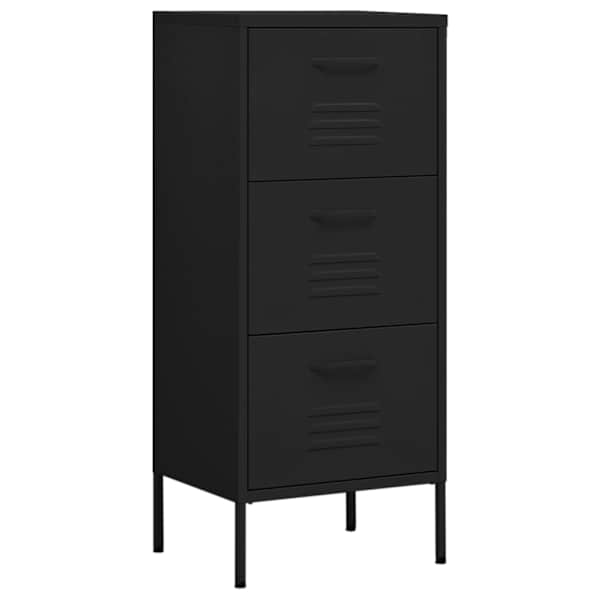 Hoiukapp, must, 42,5 × 35 × 101,5 cm, teras