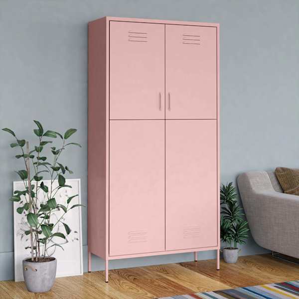 Garderoob, roosa, 90 × 50 × 180 cm, teras