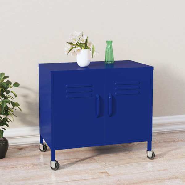 Hoiukapp, tumesinine, 60 × 35 × 56 cm, teras