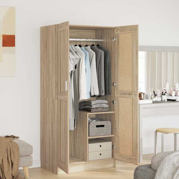 Garderoob Sonoma tamm 82,5 × 51,5 × 180 cm tehispuit