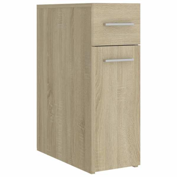 Sahtlitega kapp, Sonoma tamm, 20 × 45,5 × 60 cm, tehispuit