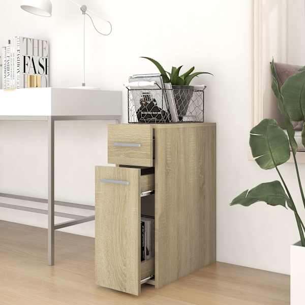 Sahtlitega kapp, Sonoma tamm, 20 × 45,5 × 60 cm, tehispuit